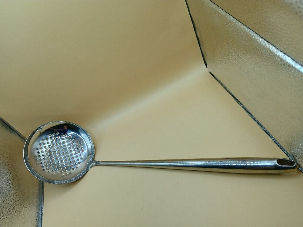 Stainless Steel SUS 304 16 Inch Serving Skimmer Spoon